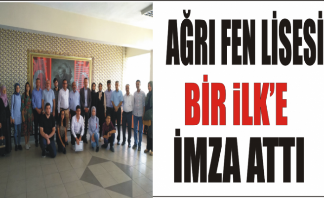 Ağrı Fen Lisesi Başarıyı Ödüllendirdi