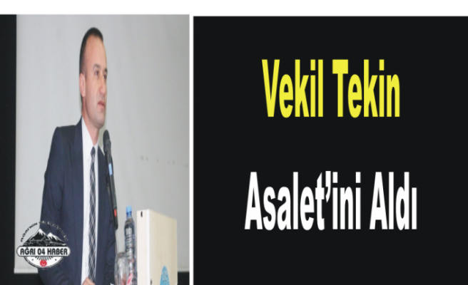 Ağrı Milli Eğitim'de Tekin Dönemi