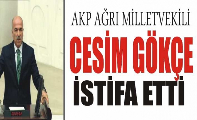 Ağrı AKP Milletvekili İstifa Etti