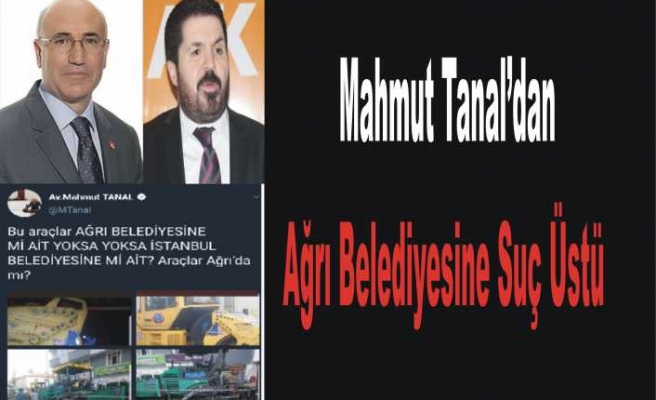 CHPli Tanal Ağrı Belediyesine Sordu