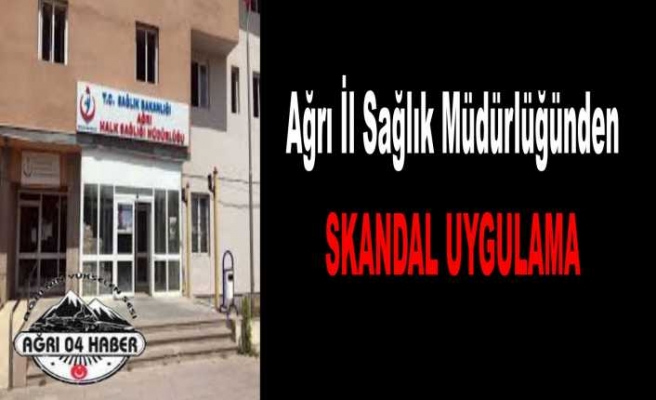 Ağrı da Torpil İddiası Mahkemelik Oldu