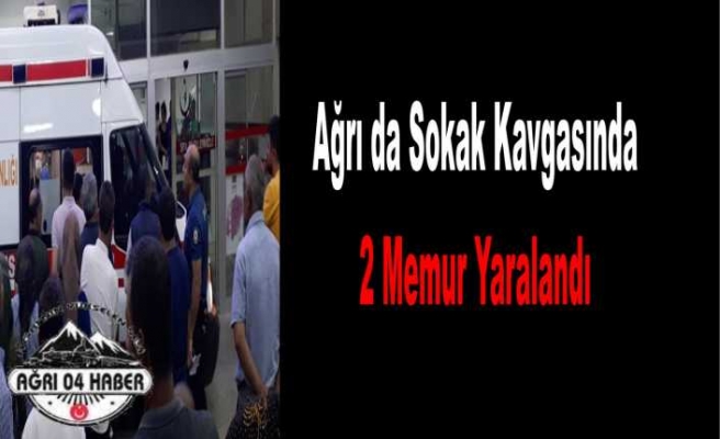 Ağrı da Sokak Kavgası 2 Yaralı