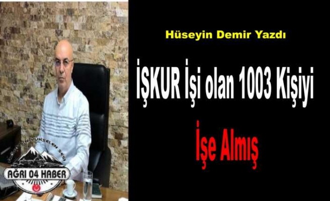 Hüseyin Demir iŞKUR Yolsuzluğunu Yazdı