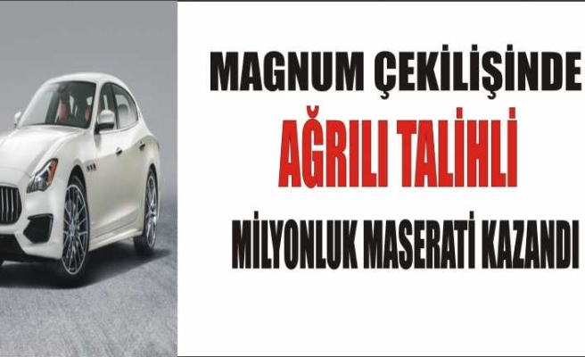 Milyonluk Araç Ağrıya çıktı