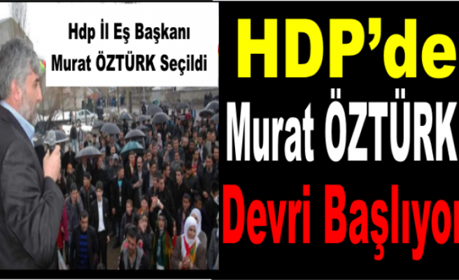 HDP Ağrı İl Başkanlığı 3. Olağan Kongreside İl Başkanı Murat Öztürk Seçildi.