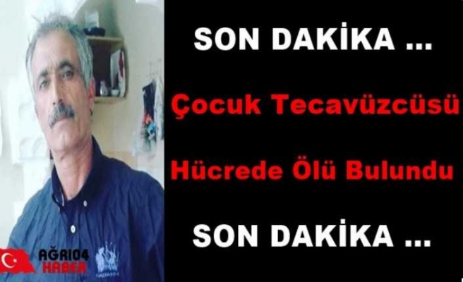 Çocuk Tecavüzcüsü Hücresinde Ölü Bulundu