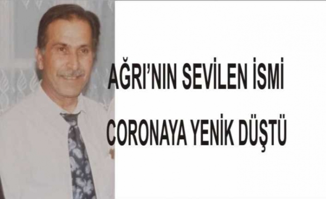 Ağrı'nın Sevilen İsmi Corona'dan Hayatını Kaybetti