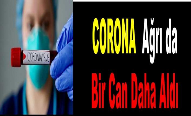 Ağrı da Corona'dan Ölen Hasta Sayısı 2 ye Çıktı