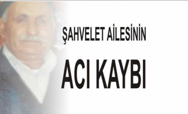 Şahvelet Ailesinin Acı Günü