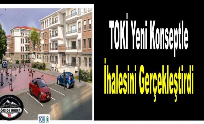 Ağrı da TOKİ 300 Konut İhalesini Yaptı