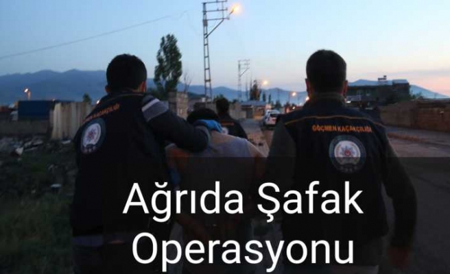 Ağrıda Şafak Operasyonu 26 Tutuklama