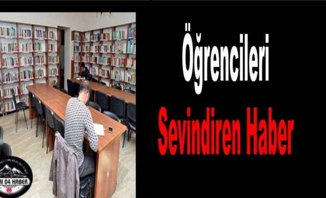 Ağrılı Öğrencileri Sevindiren Haber