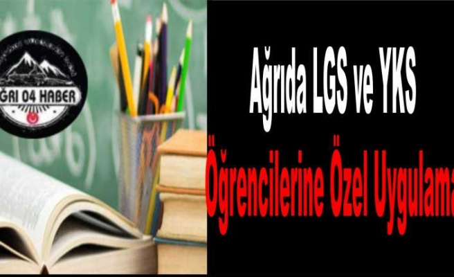 Valilikten Ağrı İçin Özel Uygulama