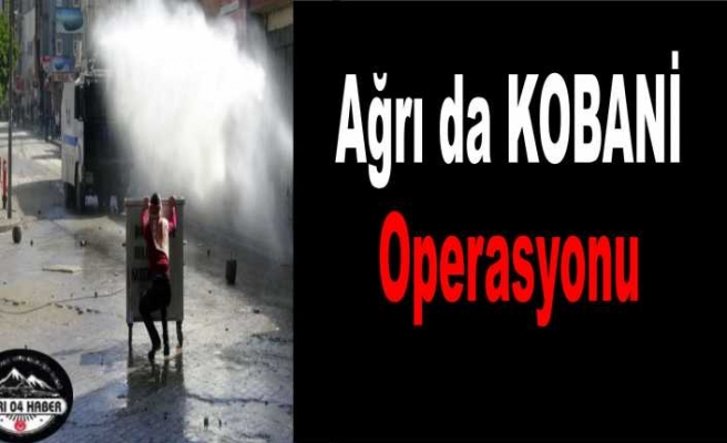 Ağrı da Kobani Operasyonu 3 Gözaltı