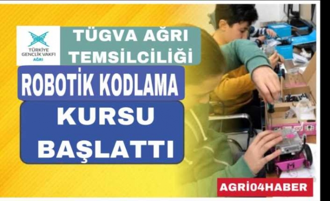 Ağrı TÜGVA'dan Kodlama Eğitimi