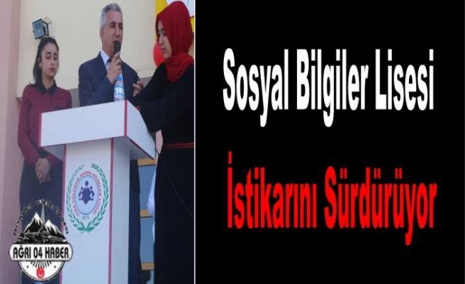 Ağrı  Sosyal Bilimler Lisesi Çıtayı Yükseltti