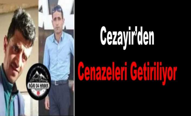 Cenazeler Cezayir'den Yola Çıktı