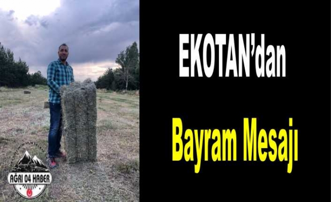 Ekotan'dan Kurban Bayramı Mesajı