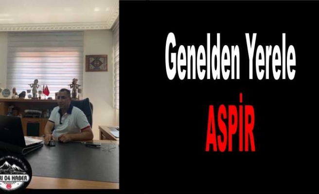 Genelden Yerele Aspir Üretimi