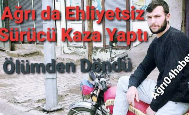 Ağrı da Motosiklet Kazası