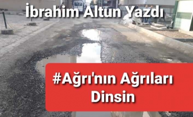 Ağrı'nın Ağrıları Dinsin