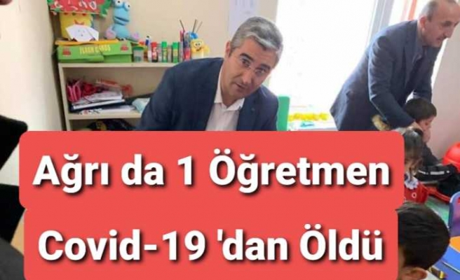 Ağrıda Öğretmen Covid-19 Nedeni ile Vefat Etti