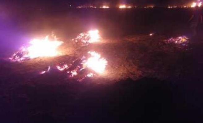 Manisa'ya Meteor Düştü Yangın çıktı