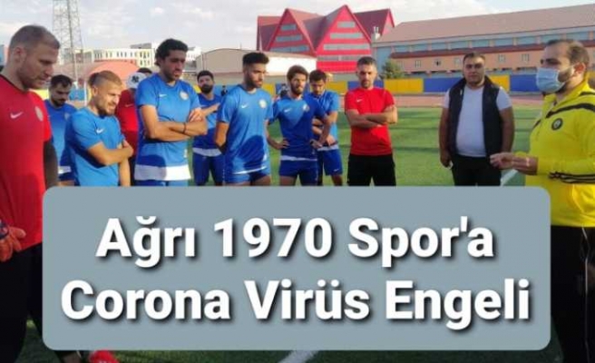 Ağrı 1970 Spor'da Covid-19 Şoku