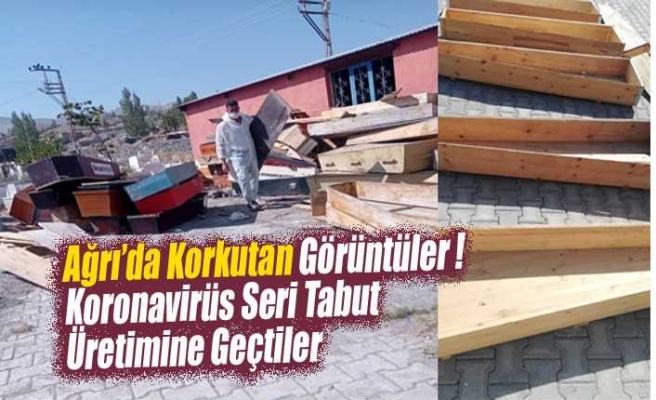 Ağrı'da Tabut Hazırlığı