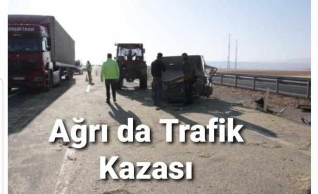 Ağrı da  Kaza