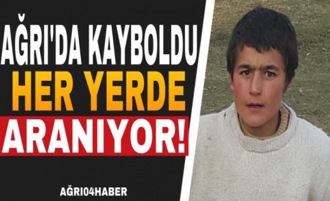 Ağrıda Kayıp Çocuktan Haber Alımayan Aile Endişeli