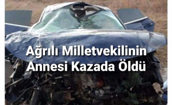 Ağrılı Mvekilinin Annesi  Kazada Vefat Etti