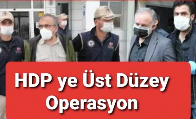 HDP de Ayhan Bilgen,Sırrı Süreyya Önder 'e Gözaltı Şoku