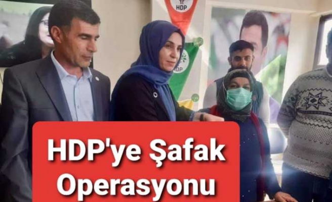 Ağrı'da HDP'ye Operasyon, Gözaltılar Var