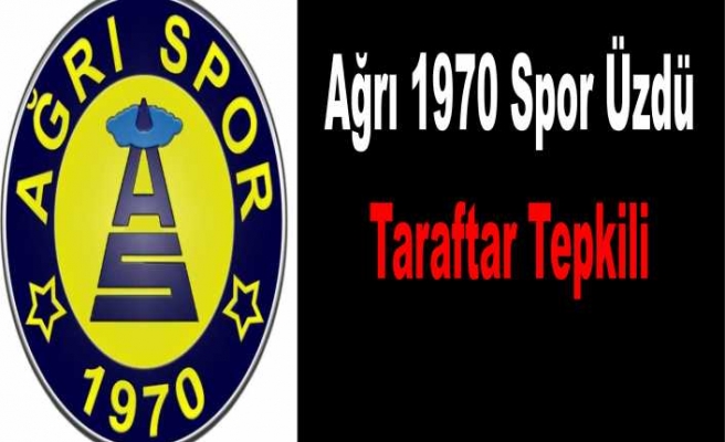 Ağrı 1970 Spor'a Taraftar Tepkisi