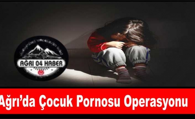 Ağrı da Çocuk Teşhircilerine  Operasyon Yapıldı