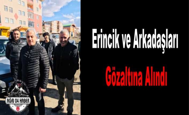 Ağrı da DİSK Yönetimi Gözaltına Alındı