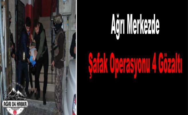 Ağrı da KCK Operasyonu