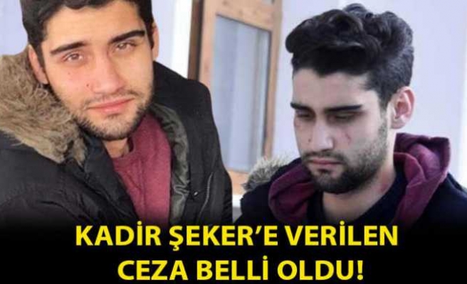 Mahkeme Kadir Şeker'e Ceza Verdi