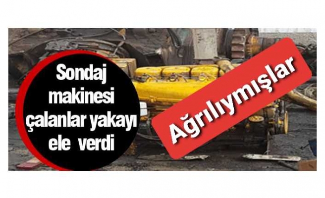 2 Milyonluk Çalıntı Makine Ağrılıların Deposunda Bulundu