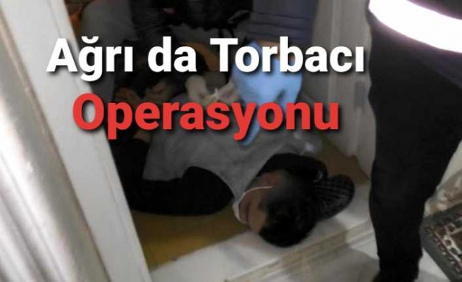 Ağrı da Torbacı Operasyonu,4 Kişi Tutuklandı