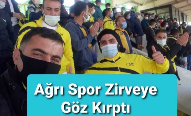 Ağrı Spor Gözünü Zirveye Dikti