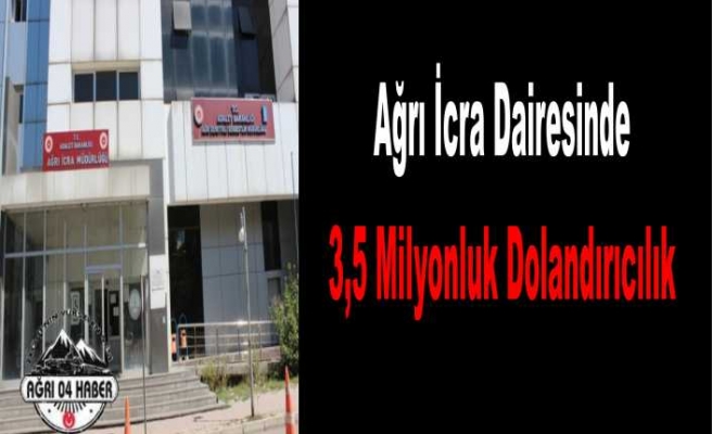 Ağrı İcra Müdürlüğünde Doladırıcılık Yapan Personel Kayıplara Karıştı