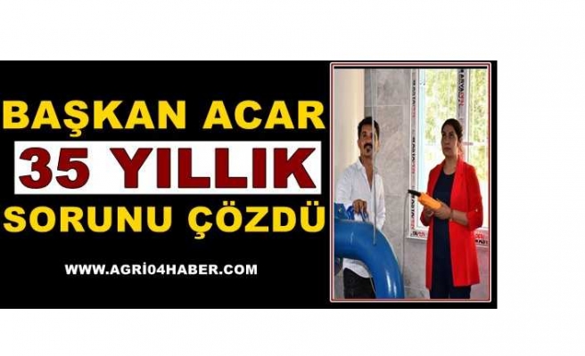 Başkan Acar ;Tek Tuşla Doğubayazıt'ı 2050 ye Taşıdı