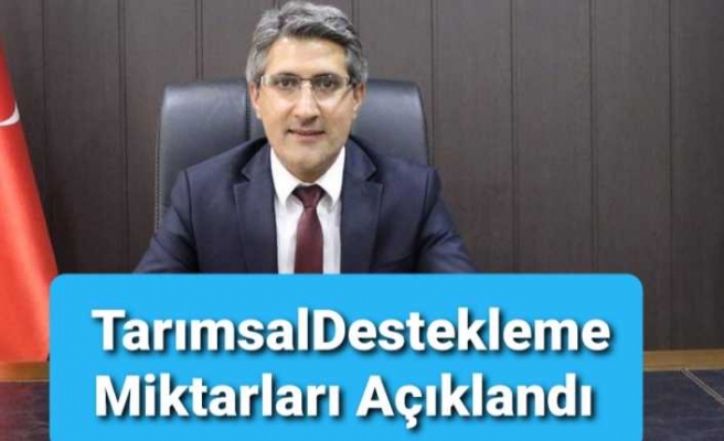 Çiftçilerin Beklediği Haber "Destek Miktarları Açıklandı"