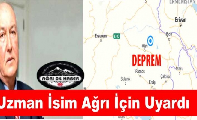 Deprem Uzmanından Ağrı İçin Ürperten Tahmin