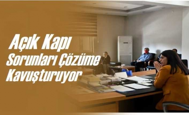 Doğubayazıt da Açık Kapı Sorunları Çözüme Kavuşturuyor