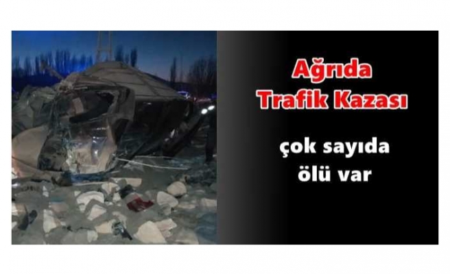 Ağrı da Güvenlik Güçlerinden Kaçan Araç Kaza Yaptı Çok Sayıda Ölü Var