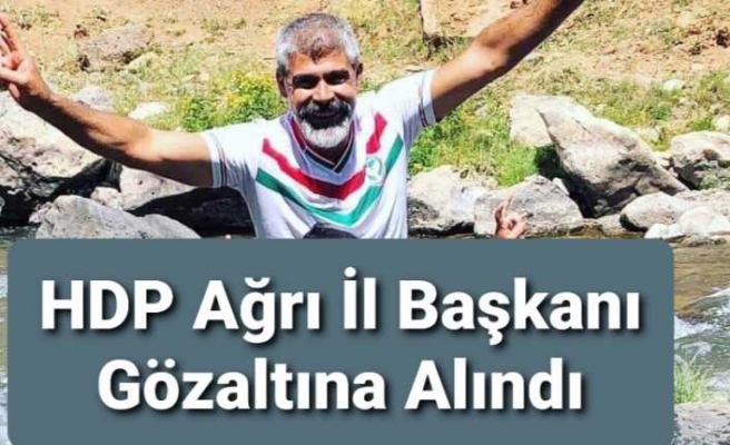 Ağrı da HDP Yöneticilerine Şafak Operasyonu