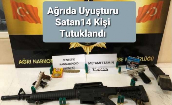 Ağrı da Torbacı Operasyonu "14 Tutuklama"